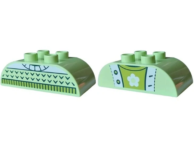 LEGO® DUPLO® KOSTKA OBLÁ 2X4 S POTISKEM - 1 KUS!!!