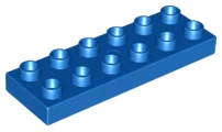 LEGO® DUPLO® KOSTKA TRAVERZKA NÍZKÁ 2x6 NOPY