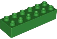 LEGO® DUPLO® KOSTKA TRAVERZA 2X6 NOPŮ VYSOKÁ