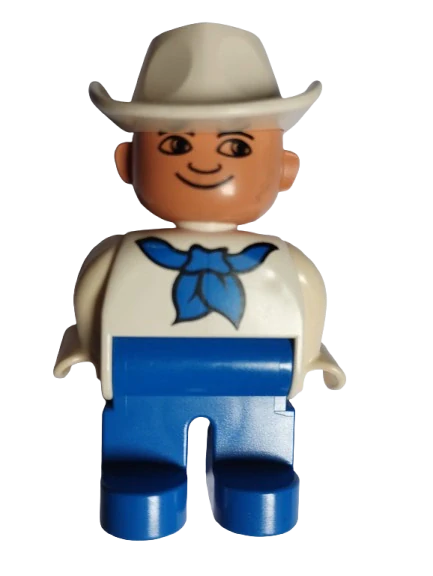 LEGO® DUPLO® FIGURKA MUŽ TATÍNEK KOVBOJ