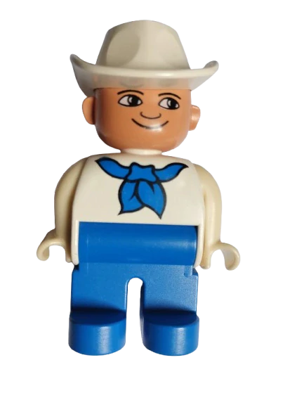 LEGO® DUPLO® FIGURKA MUŽ TATÍNEK KOVBOJ