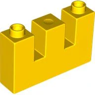 LEGO® DUPLO® HRAD KOSTKA HRADBA CIMBUŘÍ