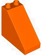 LEGO® DUPLO® KOSTKA VELKÁ ZKOSENÁ ŠIKMÁ