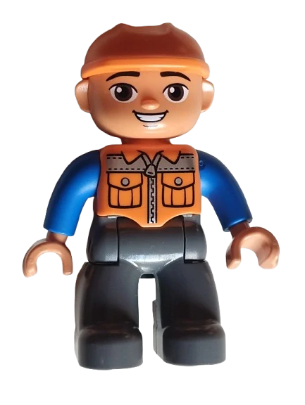 LEGO® DUPLO® FIGURKA MUŽ TATÍNEK DĚLNÍK