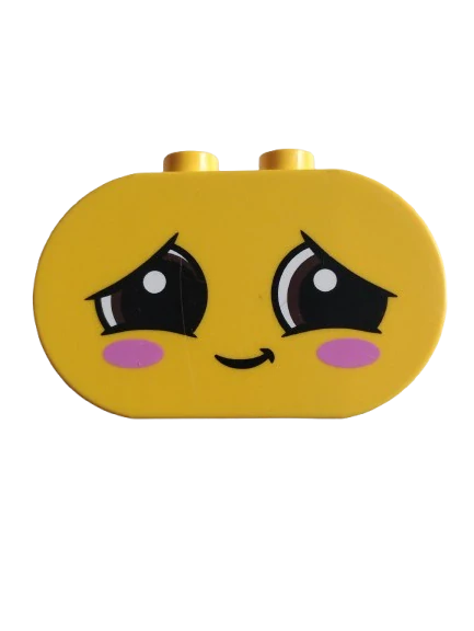LEGO® DUPLO® KOSTKA POTISK OBLIČEJ - 1 KUS!!!!
