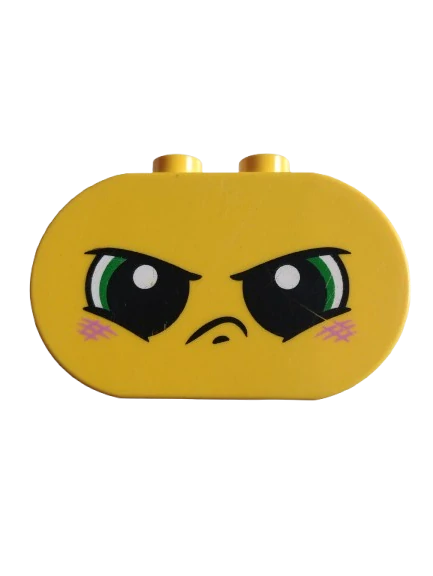 LEGO® DUPLO® KOSTKA POTISK OBLIČEJ - 1 KUS!!!!