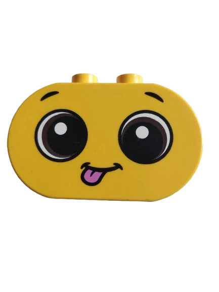 LEGO® DUPLO® KOSTKA POTISK OBLIČEJ - 1 KUS!!!!