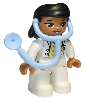 LEGO® DUPLO® FIGURKA ŽENA LÉKAŘKA DOKTORKA SE STETOSKOPEM