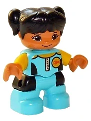LEGO® DUPLO® FIGURKA DÍTĚ HOLČIČKA HOLKA POTÁPĚČKA