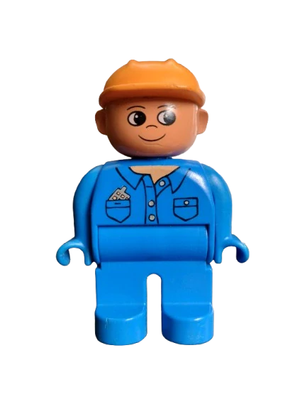 LEGO® DUPLO® FIGURKA DĚLNÍK CARGO - VIZ POPIS