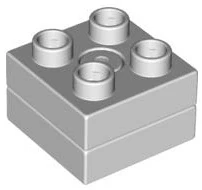 LEGO® DUPLO® OTOČNÁ KOSTKA 2X2 NOPY