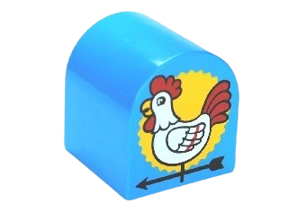 LEGO® DUPLO® KOSTKA S POTISKEM KOHOUT