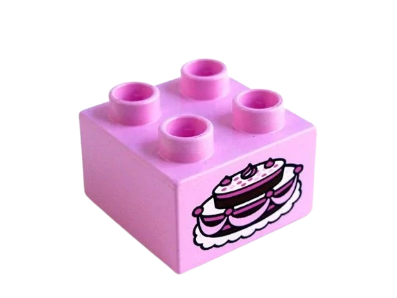 DÁREK Č.96994 - DUPLO® KOSTKA 2X2 POTISK DORT