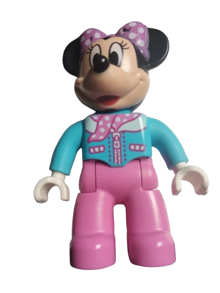 LEGO® DUPLO® FIGURKA ŽENA MINNIE MOUSE ZE SETU 10830 - MAŠLE VIZ FOT A POPIS