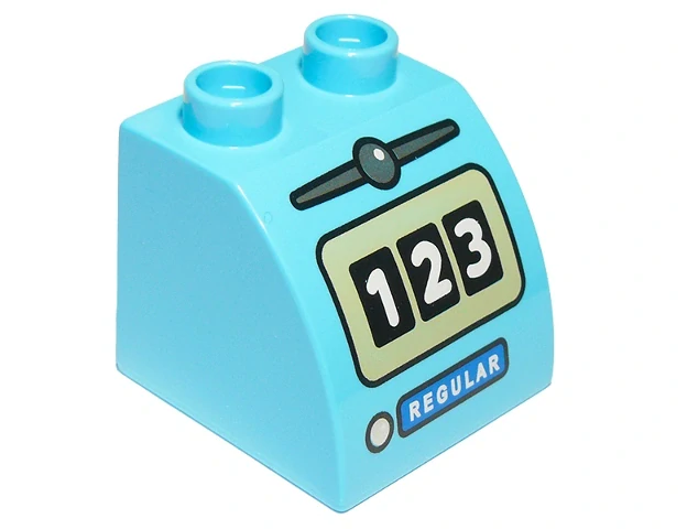 LEGO® DUPLO® KOSTKA 2X1 POTISK BENZINA BENZINKA