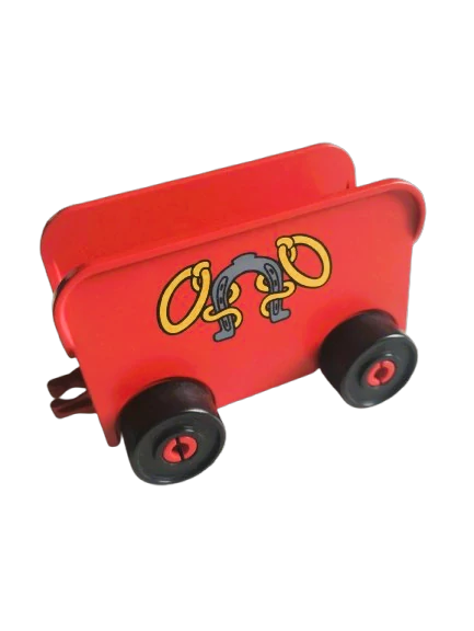 LEGO® DUPLO® ČERVENÉ AUTO PŘÍVĚS PRO KONĚ