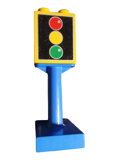 LEGO® DUPLO® DOPRAVNÍ ZNAČKA SEMAFOR - ŠKRÁBLÉ - VIZ FOTO