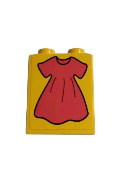 LEGO® DUPLO® KOSTKA 2X1 S POLEPKOU ŠATY