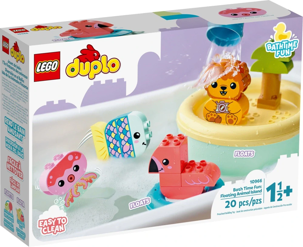 LEGO® DUPLO® 10966 LEGRACE VE VANĚ: PLOVOUCÍ OSTROV SE ZVÍŘÁTKY