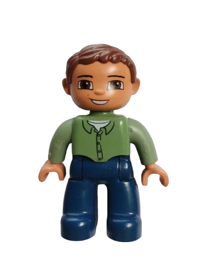 LEGO® DUPLO® FIGURKA MUŽ TATÍNEK - HLAVA VRŽE