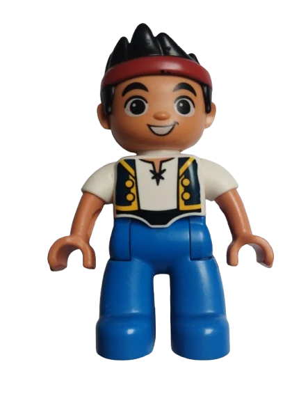 LEGO® DUPLO® FIGURKA MUŽ PIRÁT JAKE - ŠÁTEK VIZ POPIS