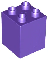 LEGO® DUPLO® KOSTKA 2X2 NOPY VYSOKÁ