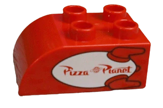 DÁREK Č.96999291 - DUPLO® KOSTKA TLAPKA POTISK PIZZA PLANET
