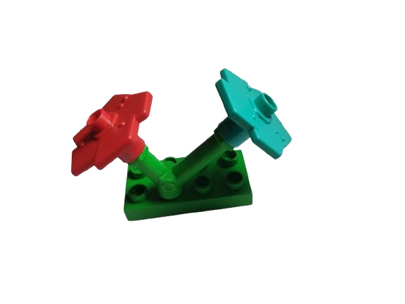 LEGO® DUPLO® LITTLE ROBOTS STONEK + KVĚTINY + TRAVERZKA - SADA
