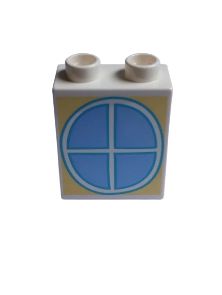 LEGO® DUPLO® KOSTKA 2X1 POTISK OKNO