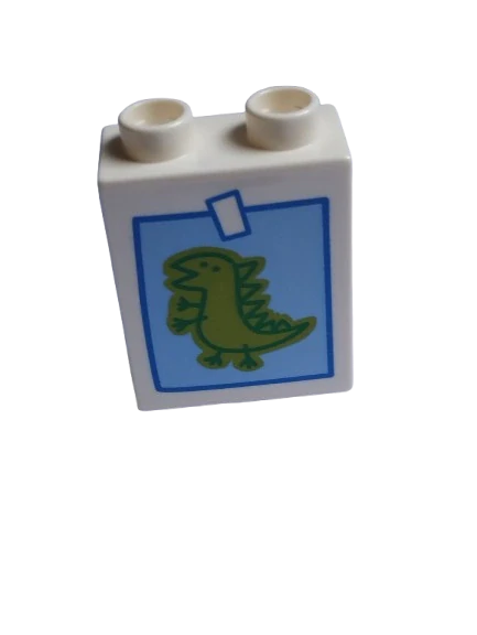 LEGO® DUPLO® KOSTKA 2X1 S POTISKEM VÝKRES DRÁČEK