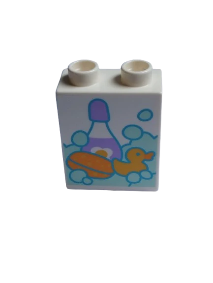LEGO® DUPLO® KOSTKA 2X1 S POTISKEM KOUPELNA KAČENKA MYDLO