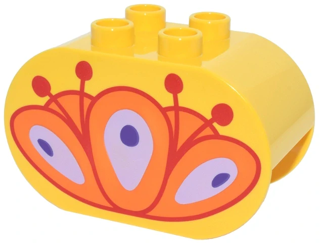 LEGO® DUPLO® POTISK OVÁL KVĚT KYTKA KYTIČKA
