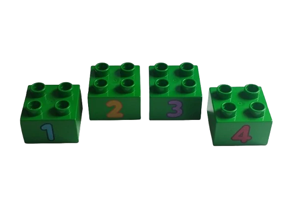 LEGO® DUPLO® KOSTKA S POTISKEM ČÍSLA 1234