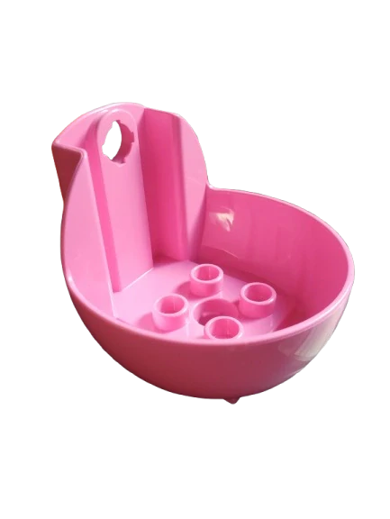LEGO® DUPLO® KOŠ SEDAČKA NA KOLOTOČ - RŮŽOVÁ