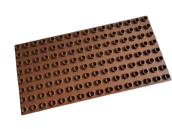 LEGO® DUPLO® PODLOŽKA 8x16 DESKA TMAVĚ HNĚDÁ