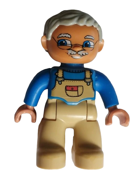 LEGO® DUPLO® FIGURKA MUŽ DĚDA DĚDEČEK - VIZ POPIS