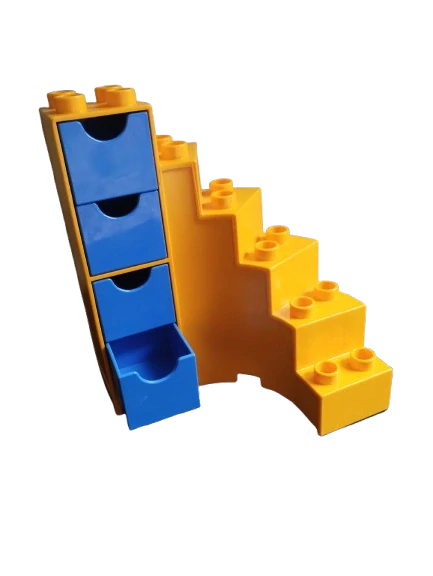 LEGO® DUPLO® SCHODY SCHODIŠTĚ + MODRÉ ŠUPLÍČKY