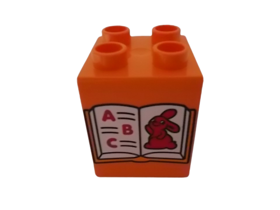 LEGO® DUPLO® KOSTKA S POTISKEM KNIHA KRÁLÍČEK