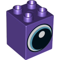 LEGO® DUPLO® KOSTKA POTISK OKO 2x2 NOPY