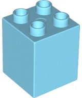LEGO® DUPLO® KOSTKA 2x2 NOPY VYSOKÁ