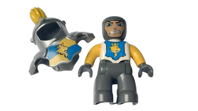 LEGO® DUPLO® FIGURKA MUŽ RYTÍŘ + BRNĚNÍ