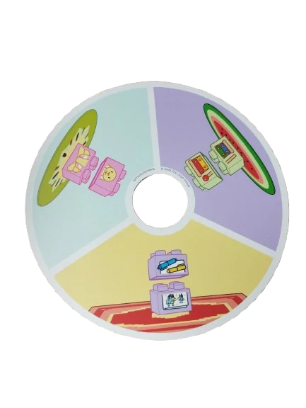 LEGO® DUPLO® MĚKKÁ PLASTOVÁ PODLOŽKA + OTOČNÁ ŠIPKA SPINNER