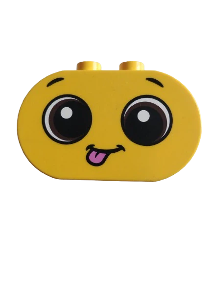 LEGO® DUPLO® KOSTKA POTISK OBLIČEJ - 1 KUS!!!!