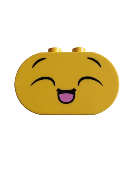 LEGO® DUPLO® KOSTKA POTISK OBLIČEJ - 1 KUS!!!!