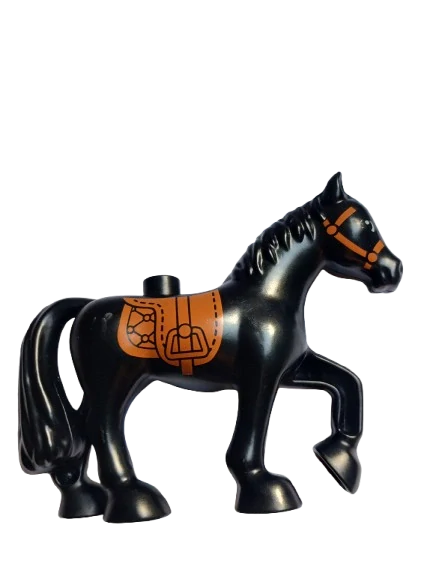 LEGO® DUPLO® KŮŇ KONÍK S POTISKEM SEDLA