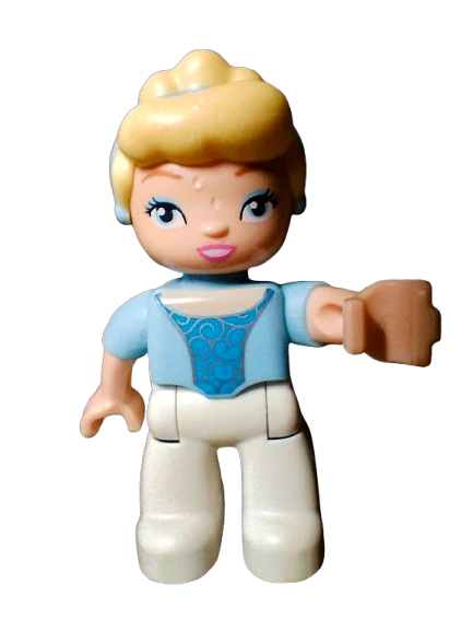 LEGO® DUPLO® FIGURKA POPELKA - OTISKY ZOUBKŮ - VIZ POPIS, FOTO