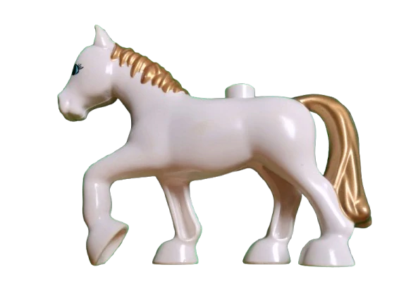 LEGO® DUPLO® KŮŇ KONÍK ZLATOHŘÍVÁK - VIZ POPIS
