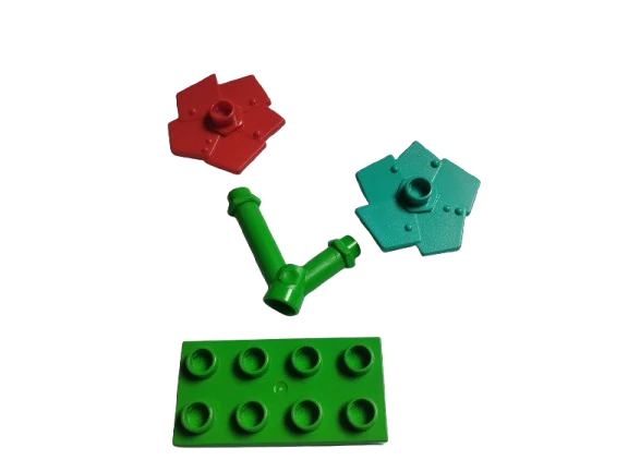 LEGO® DUPLO® LITTLE ROBOTS STONEK + KVĚTINY + TRAVERZKA - SADA