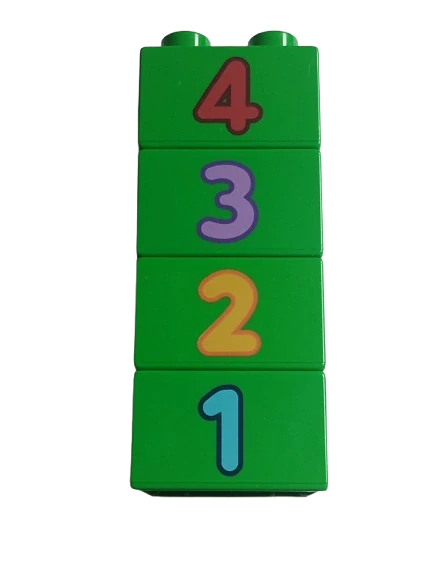LEGO® DUPLO® KOSTKA S POTISKEM ČÍSLA 1234