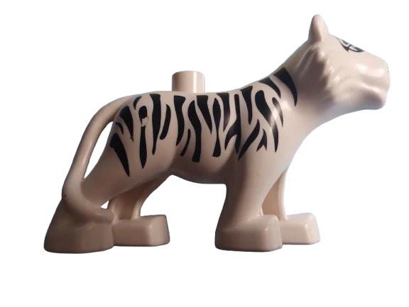 LEGO® DUPLO® TYGR VELKÝ BÍLÝ - VIZ POPIS